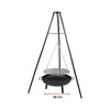 Tripod Garden Fire Pit & BBQ – Cast Iron and Steel