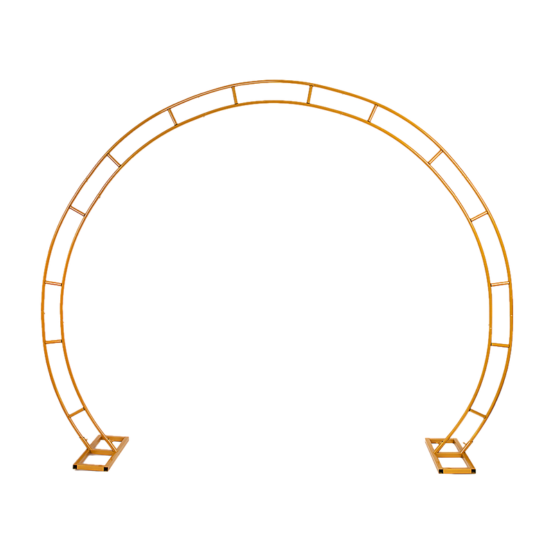 260cm Gold Metal Wedding Arch – Round Event Frame