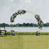 260cm Gold Metal Wedding Arch – Round Event Frame