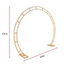 260cm Gold Metal Wedding Arch – Round Event Frame