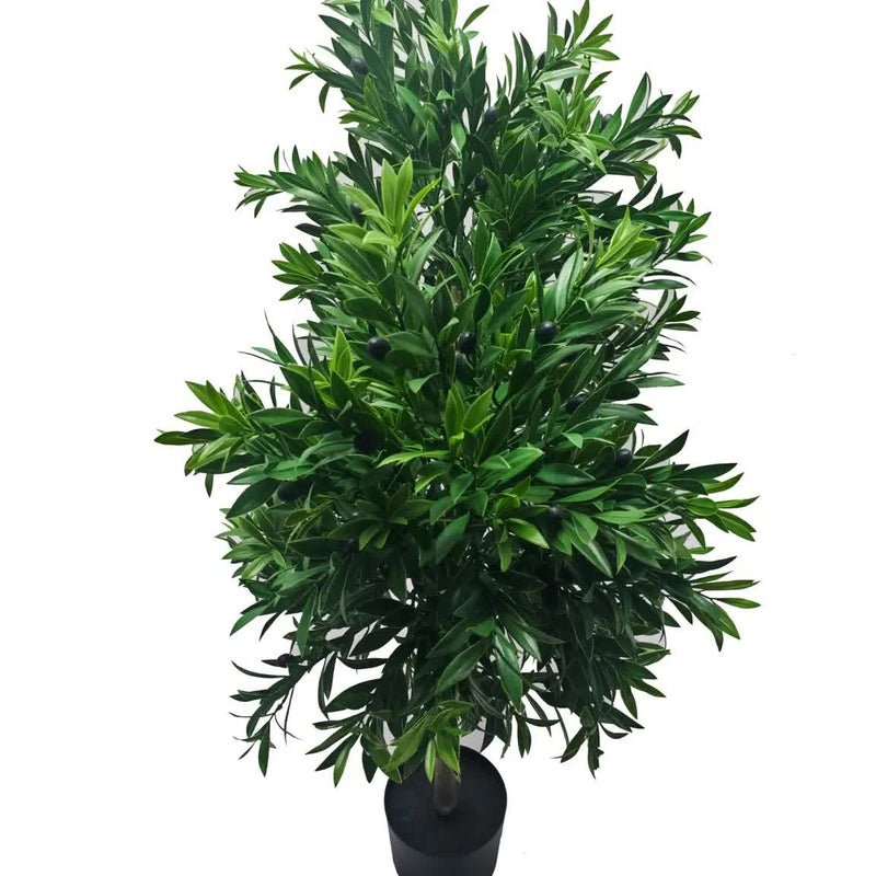 Premium Artificial Olive Tree 130cm – UV Resistant