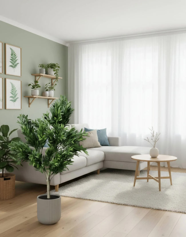Premium Artificial Olive Tree 130cm – UV Resistant