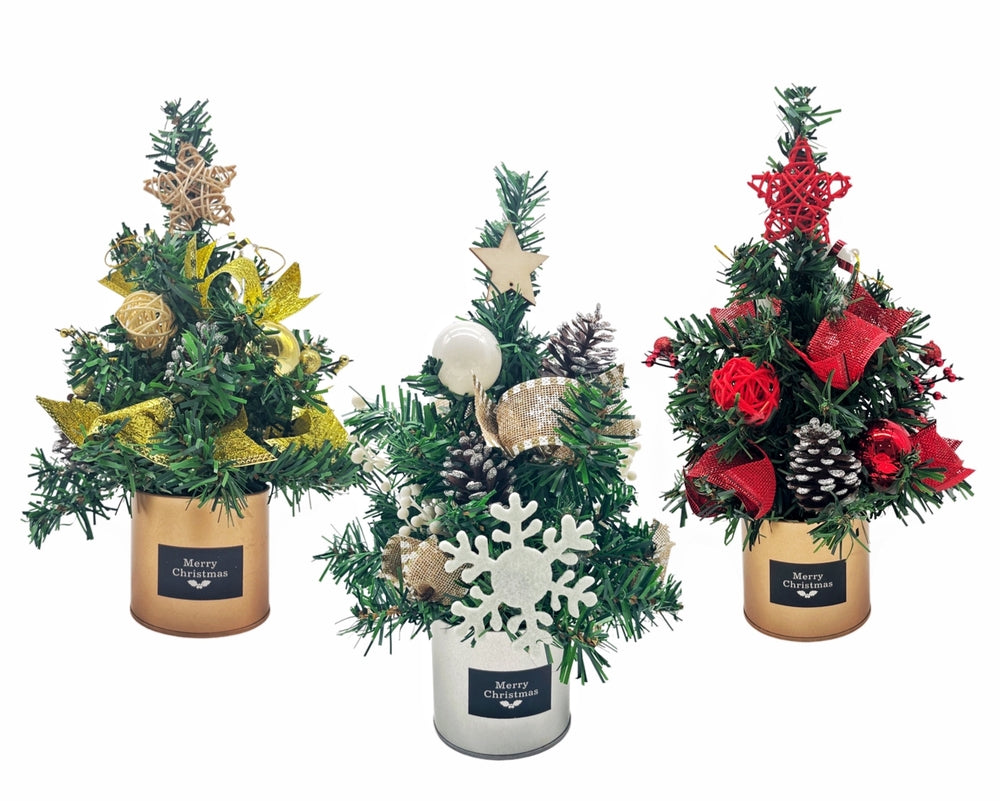 Bulk 6 Decorative Trees Assort 30cm