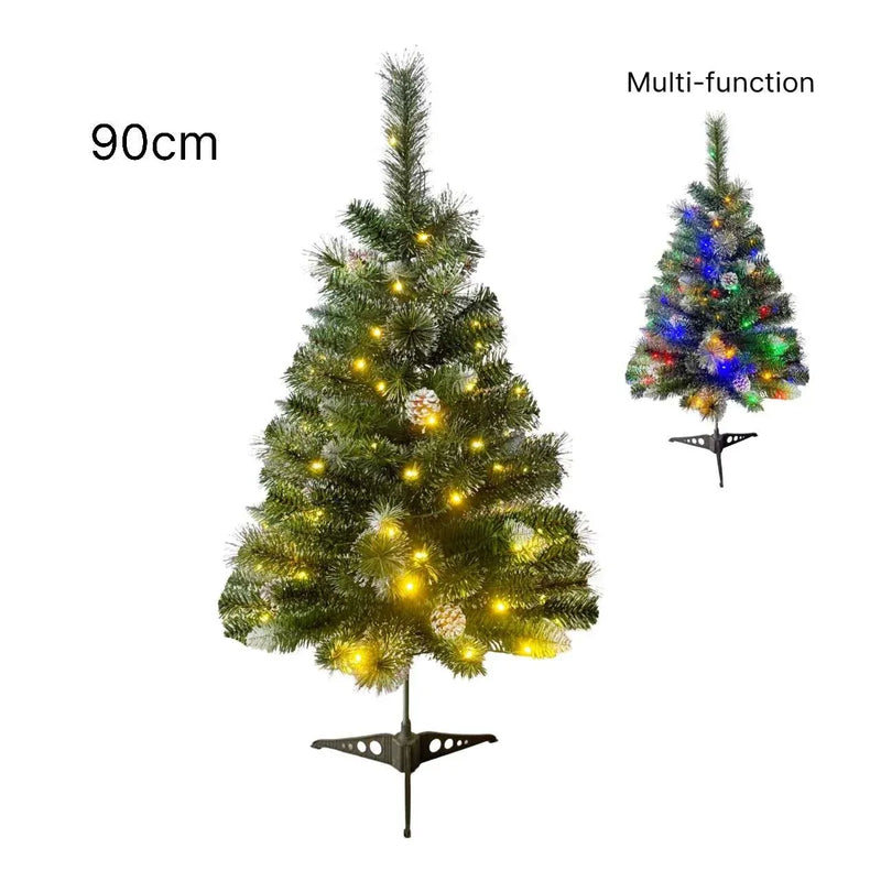 90cm White Frost LED Christmas Trees – Pack of 4