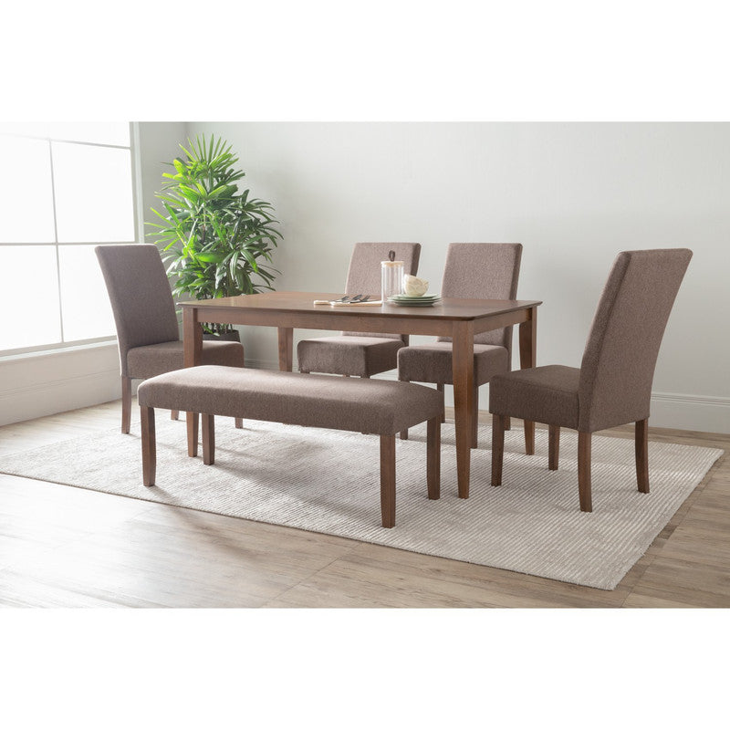 ALLEGRO 6-Piece Dining Set – Cocoa
