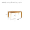 ALLEGRO 6-Piece Dining Set – Natural