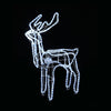 Small LED Feeding Reindeer Rope Light – Cool White