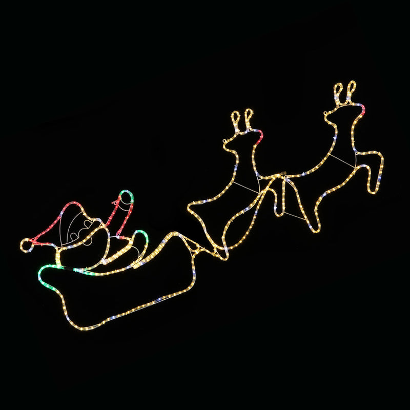 LED Reindeer & Sleigh Rope Light – Twinkle