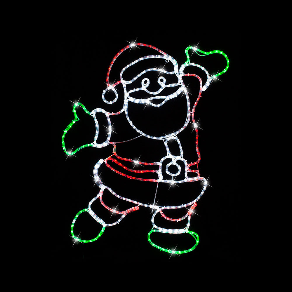 1m LED Happy Santa Rope Light – Twinkle Effect