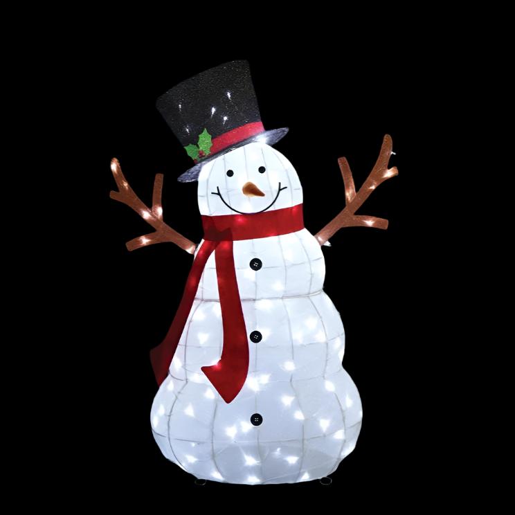 LED Mesh Melting Snowman 135cm – Twinkle