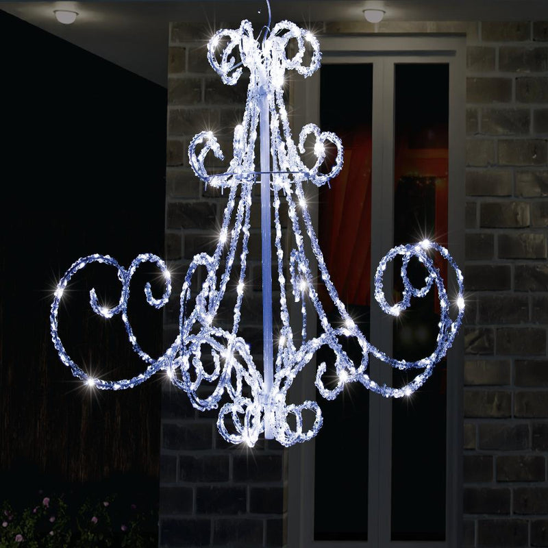 LED Acrylic Chandelier – Multicolour