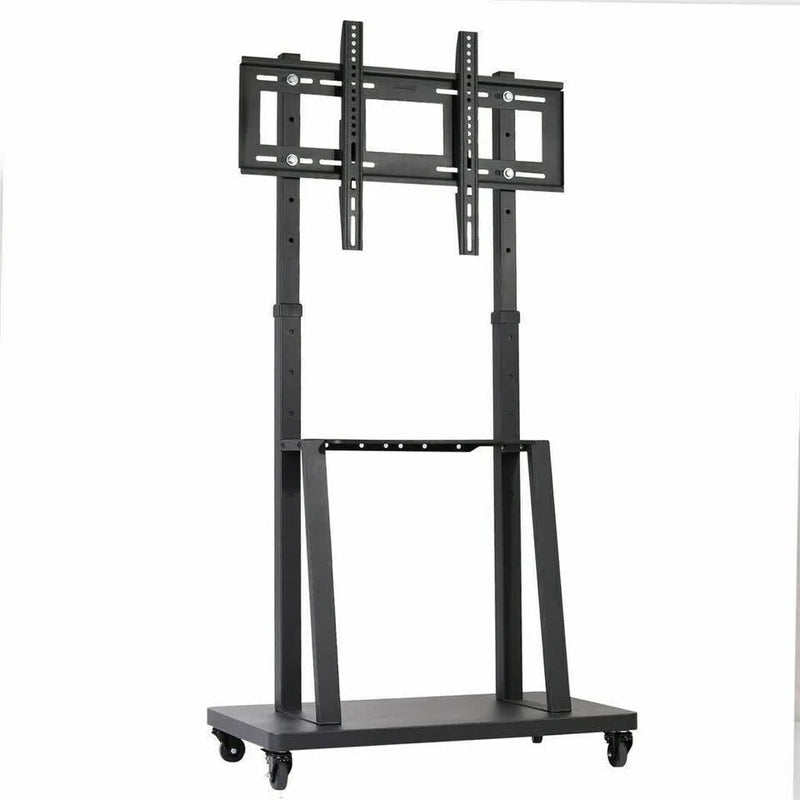Rolling TV Floor Mount Stand 32"–80" – Mobile Bracket VESA 600×400 65kg