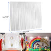 3×3m White Wedding Backdrop Curtains – Event & Party Decor