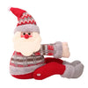 Santa Claus Curtain Tieback Decor 2pc