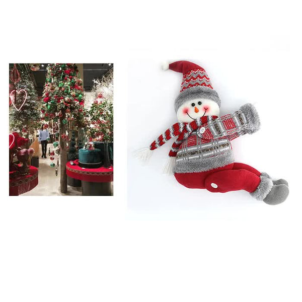 Snowman Curtain Tieback Decor 22*44cm  2 PCS