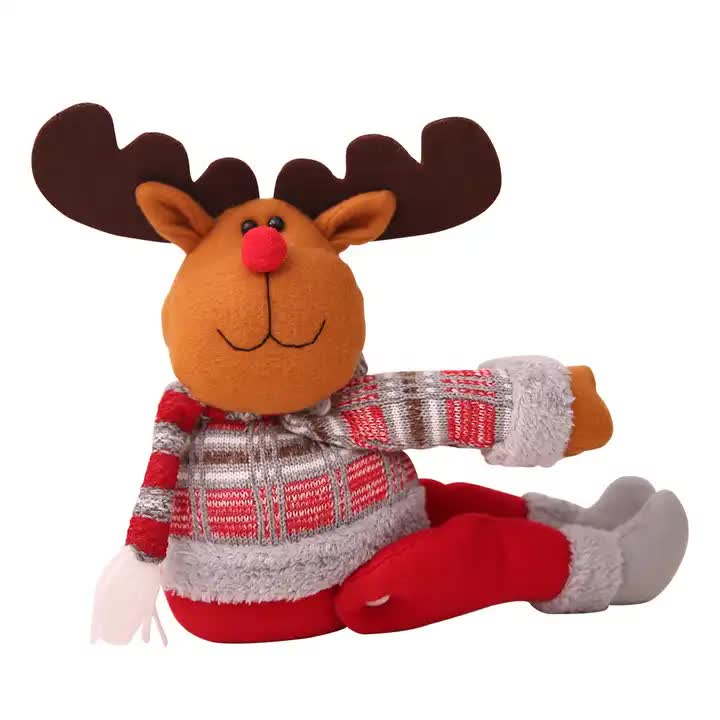 Reindeer Curtain Tieback Decor 27*34cm  2 pcs