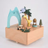 Handmade Wooden Music Box Decor