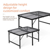 Portable Folding Camping Table 60x40cm Adjustable