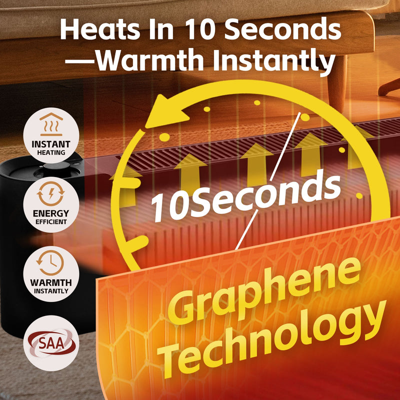 2200W Graphene Electric Floor Heater