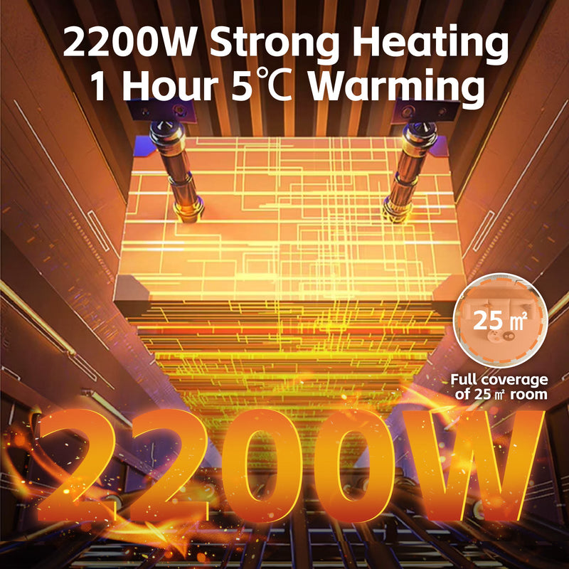 2200W Graphene Electric Floor Heater
