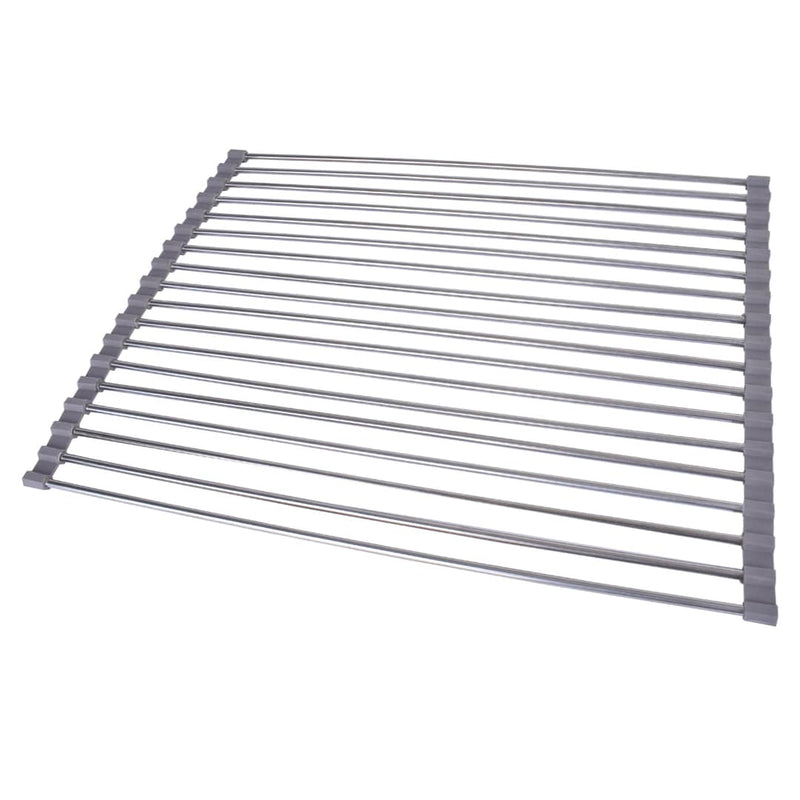 Silver Over-Sink Dish Drying Rack