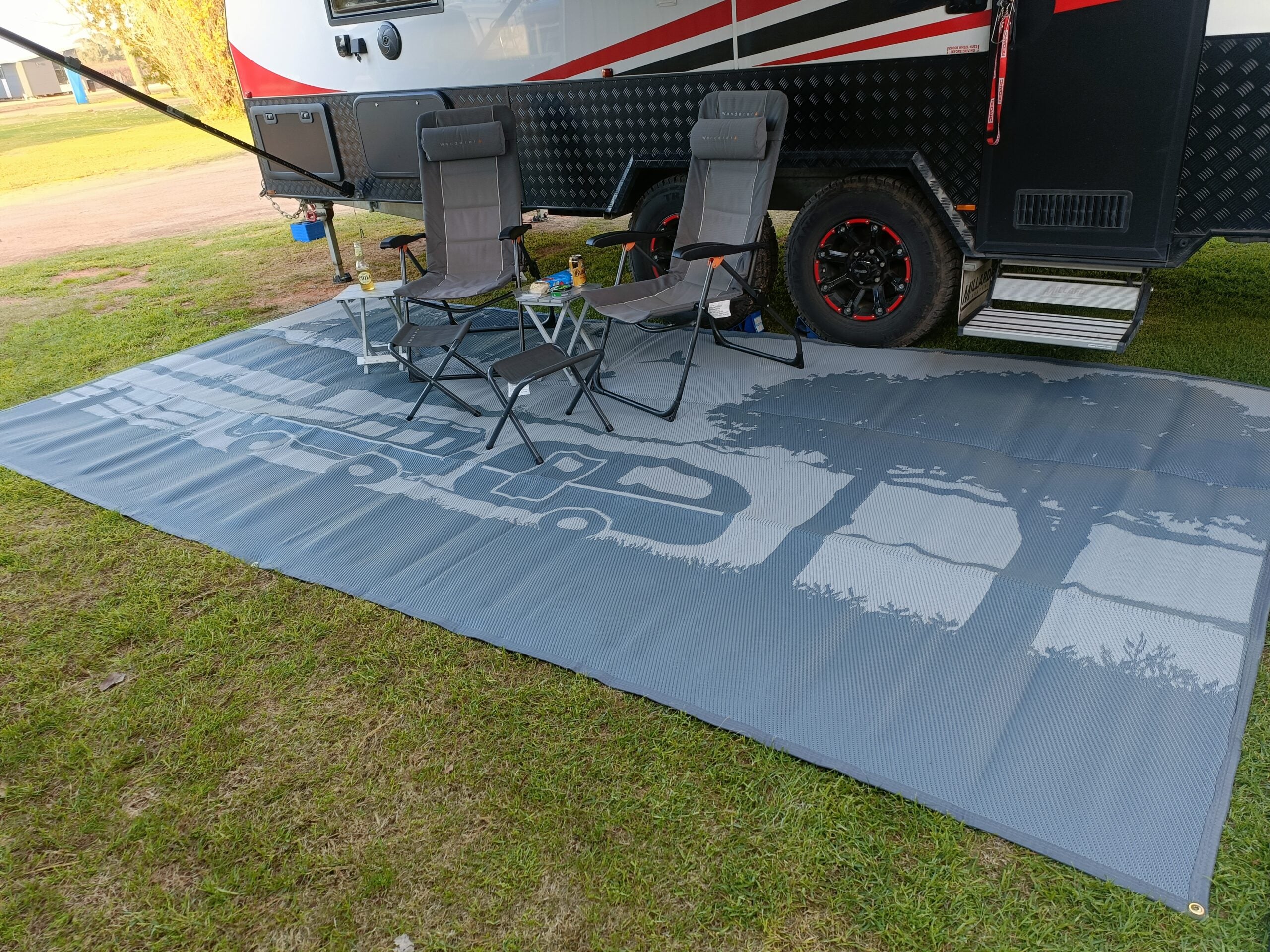 Caravan Camping 6 m × 2.4 m Recycled Mat