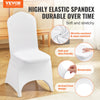 VEVOR Stretch Spandex Folding Chair Covers – White, 100 Pack