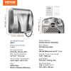 VEVOR 1800W Commercial Automatic Hand Dryer Stainless Steel High Speed