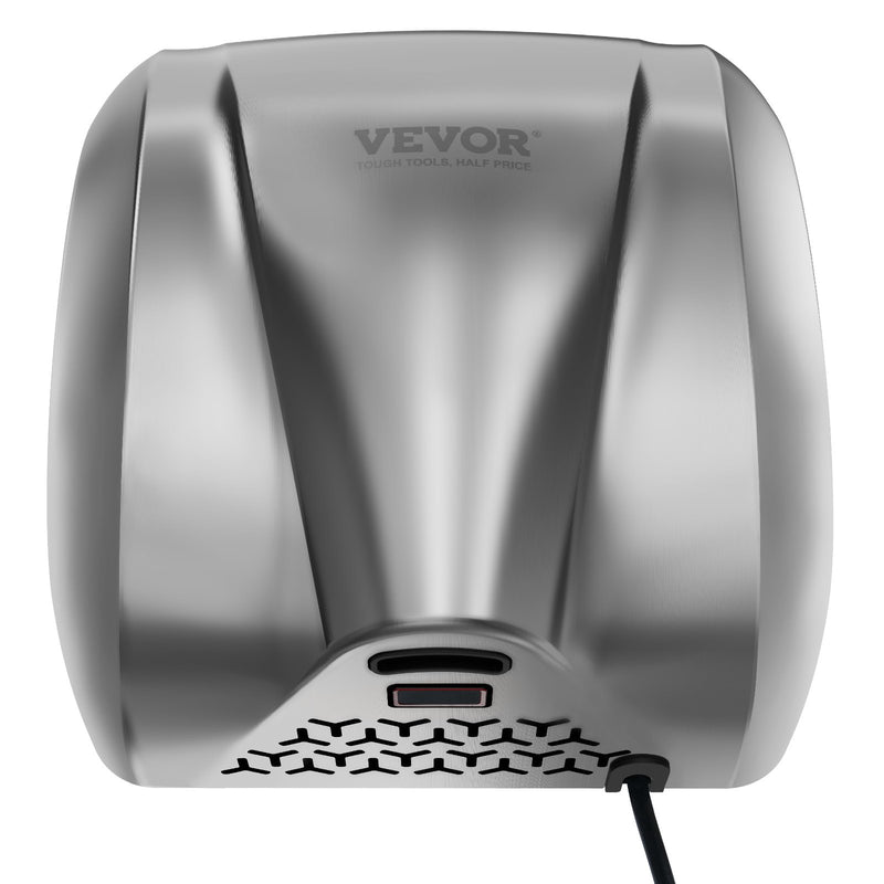 VEVOR 1800W Commercial Automatic Hand Dryer Stainless Steel High Speed