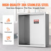 VEVOR 33x33cm Stainless Steel Double Shelf Shower Niche