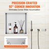 VEVOR 33x33cm Stainless Steel Double Shelf Shower Niche