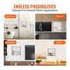 VEVOR 33x33cm Stainless Steel Double Shelf Shower Niche