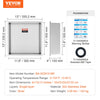 VEVOR 33x33cm Stainless Steel Double Shelf Shower Niche