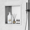 VEVOR 33x33cm Stainless Steel Double Shelf Shower Niche