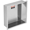 VEVOR 33x33cm Stainless Steel Double Shelf Shower Niche