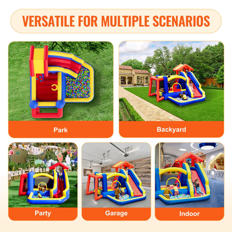 VEVOR Kids Jumping Castle with Slide – 3.3m