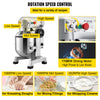 VEVOR 30Qt Commercial Food Mixer 1100W