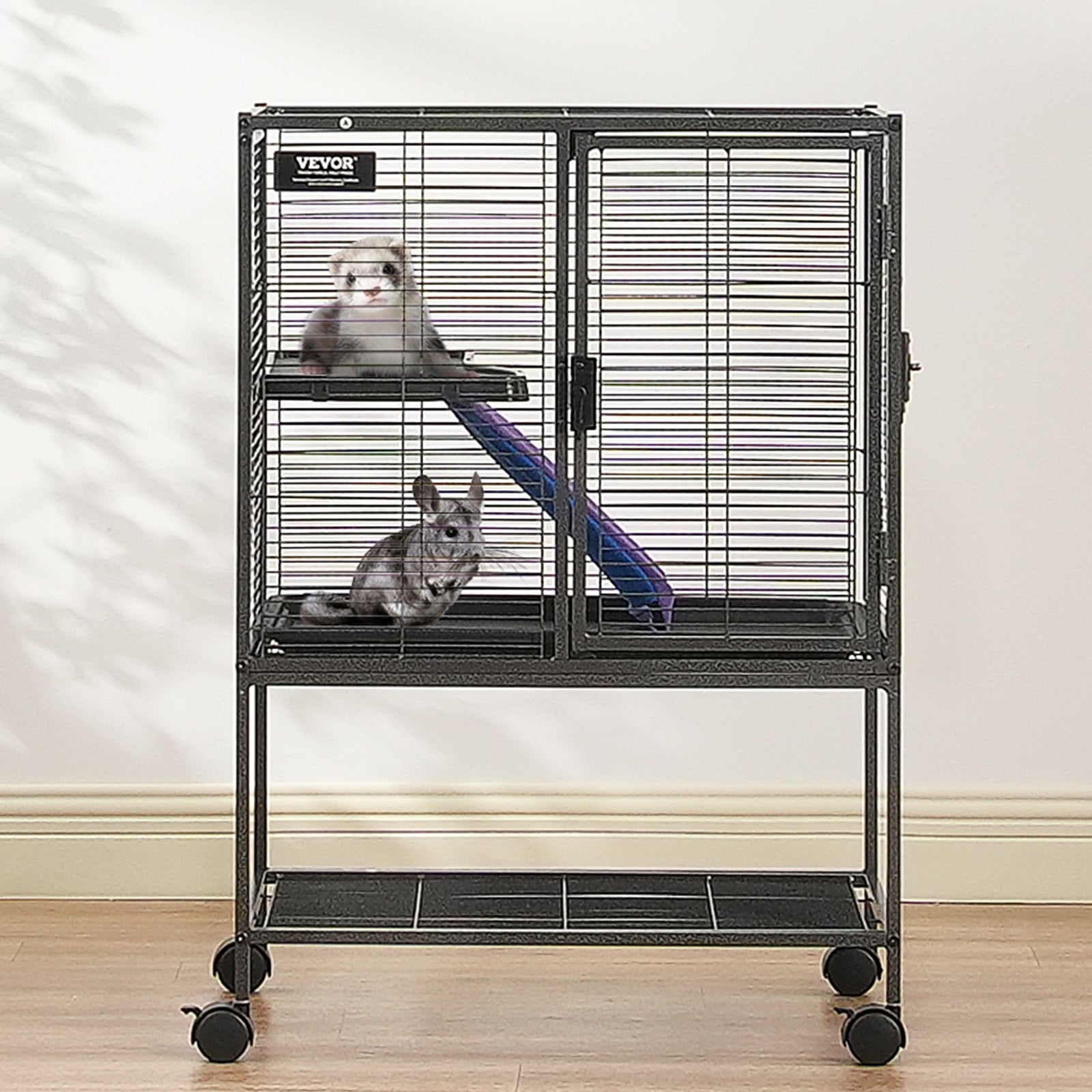 34" 2-Tier Metal Small Animal Cage