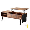 Lift Top Coffee Table 39.4 in Rectangle Brown