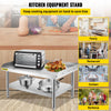 VEVOR Stainless Steel Grill Prep Table 152x76cm with Adjustable Undershelf