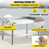 VEVOR Stainless Steel Grill Prep Table 152x76cm with Adjustable Undershelf