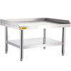 VEVOR Stainless Steel Grill Prep Table 152x76cm with Adjustable Undershelf