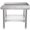VEVOR Stainless Steel Grill Prep Table 152x76cm with Adjustable Undershelf