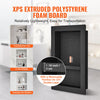 Shower Niche 40.6x61cm Ready for Tile Double Shelf, Black