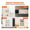 Shower Niche 40.6x61cm Ready for Tile Double Shelf, Black