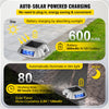 VEVOR Solar Driveway Lights 16 Pack Blue LED