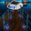 VEVOR Solar Driveway Lights 16 Pack Blue LED
