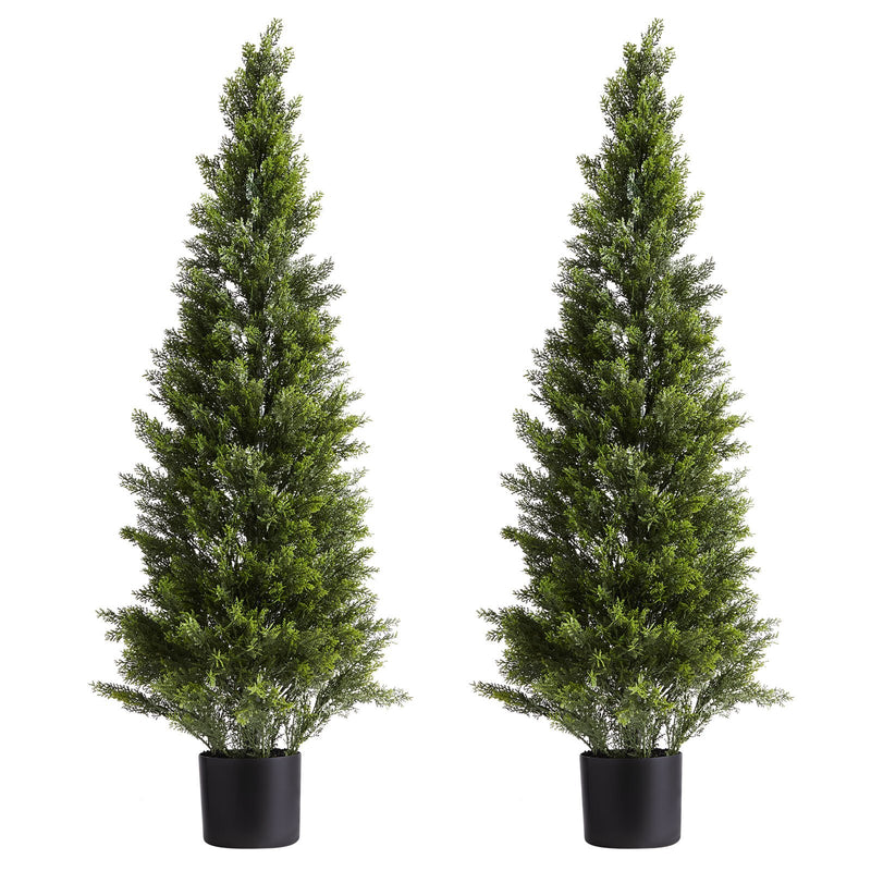 VEVOR Artificial Cedar Topiary Trees 1219mm – 2 Set