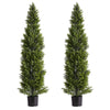 VEVOR Artificial Cedar Topiary Trees 1524mm – 2 Set