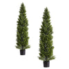 VEVOR Artificial Cedar Topiary Trees 1524mm – 2 Set